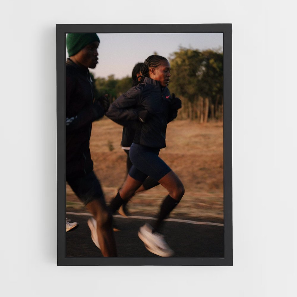 Poster Run Together – affiche Athlétisme (vue 2)